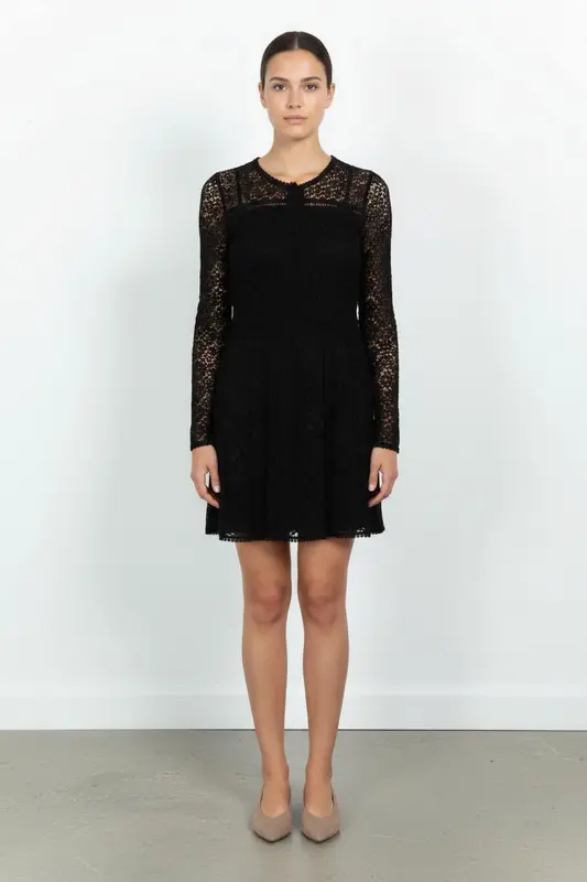 Robe Dentelle Noire - Taille S/36