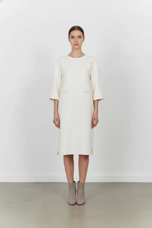 Robe Droite Beige - Taille XXL/44