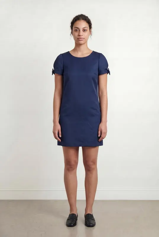 Robe Droite Bleue - Taille L/40