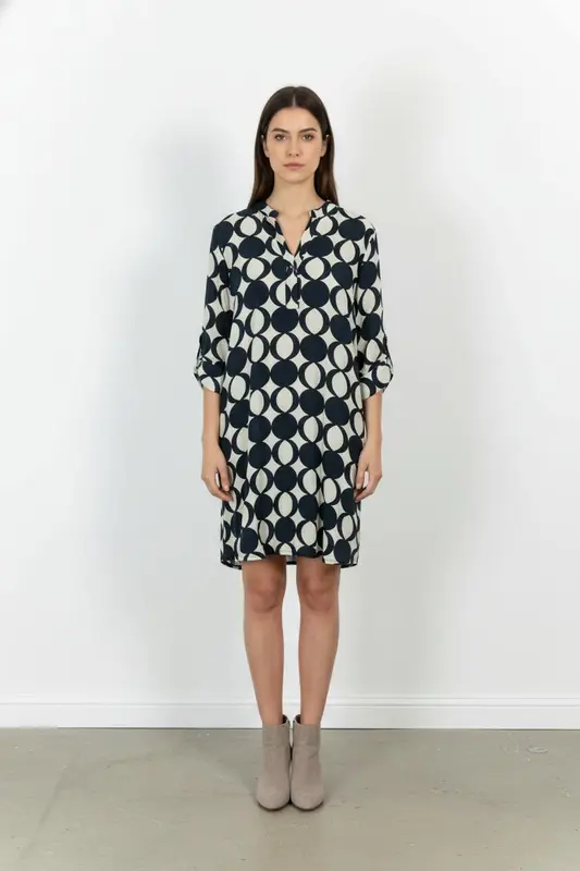 Robe Droite Noire et Blanche - Taille M/38