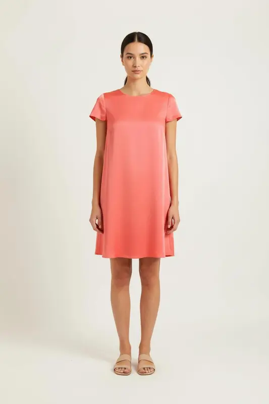 Robe Droite Orange - Taille L/40