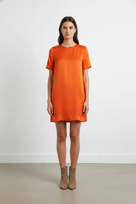 Robe Droite Orange - Taille XXL/44