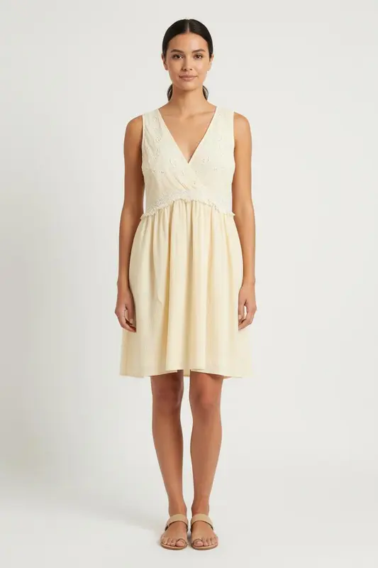 Robe Écrue - Taille M/38