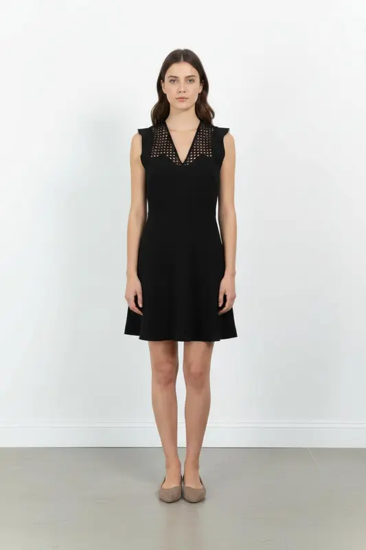 Robe Évasée Noire - Taille L/40