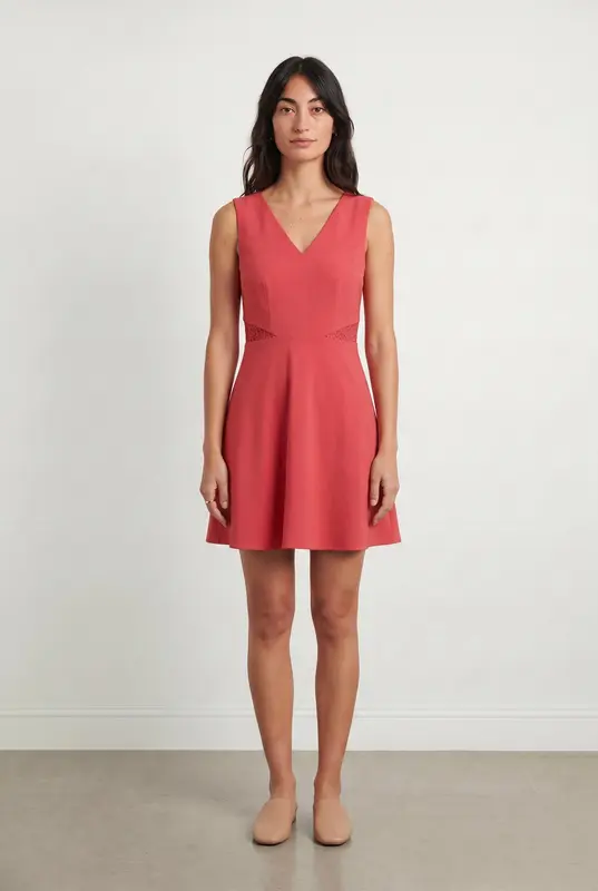 Robe Évasée Rose - Taille M/38