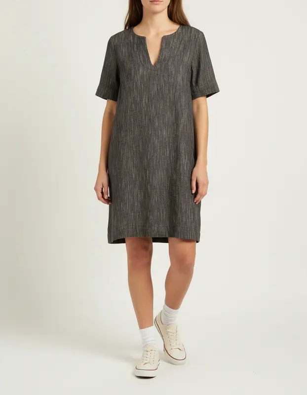 Robe grise basique - L / 40
