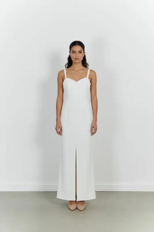 Robe longue blanche - Taille XS/34