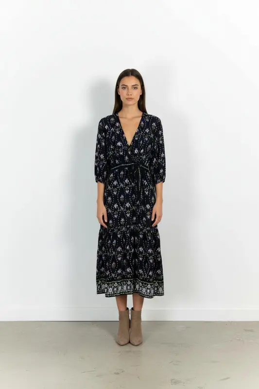 Robe Longue Bleue et Violette - Taille M/38