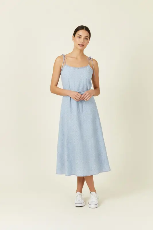 Robe Longue Bleue - Taille M/38