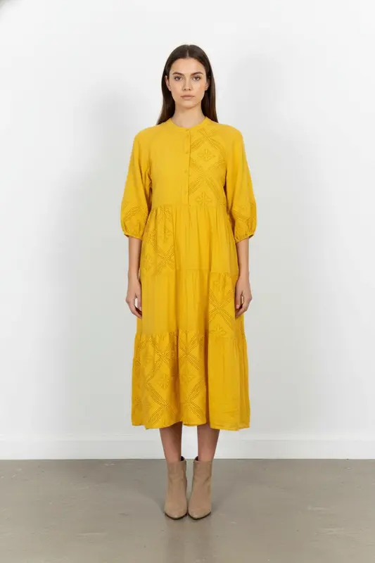 Robe Longue Jaune - Taille M/38