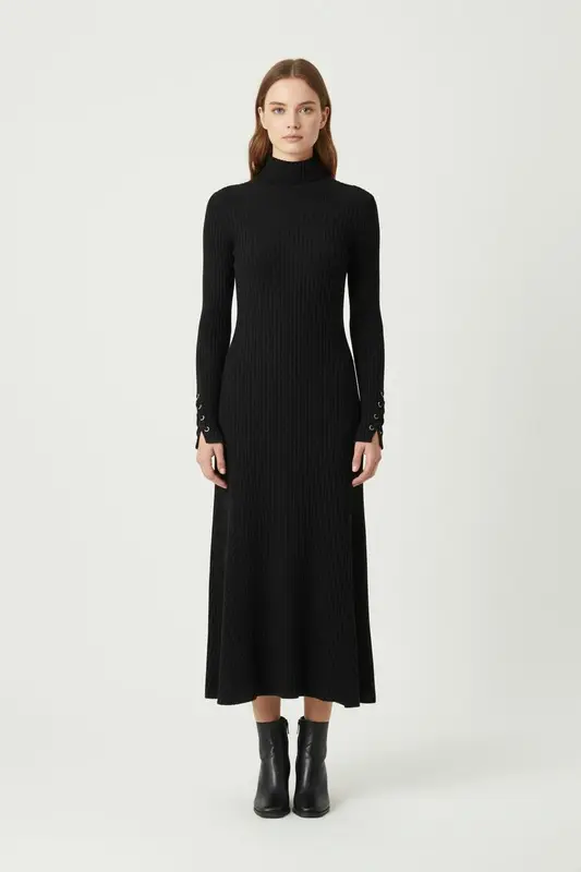 Robe Longue Noire - Taille M/38