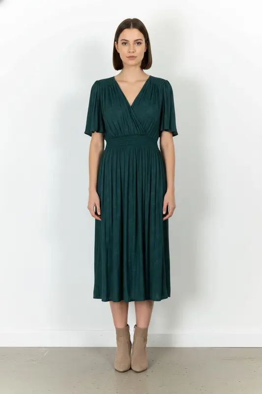 Robe Longue Verte - Taille M/38 - imparfaites