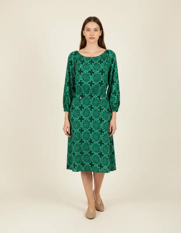 Robe longue verte - Taille S/36