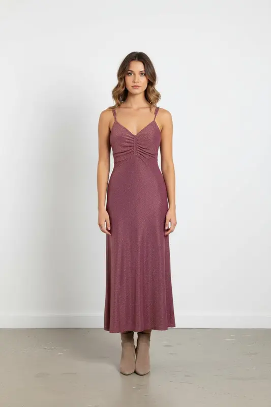 Robe Longue Violette - Taille S/36