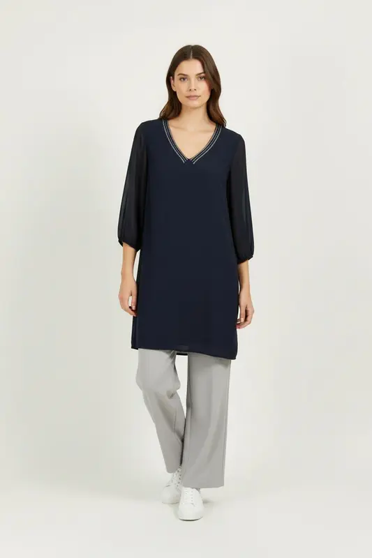 Robe Midi Bleue - Taille L/40