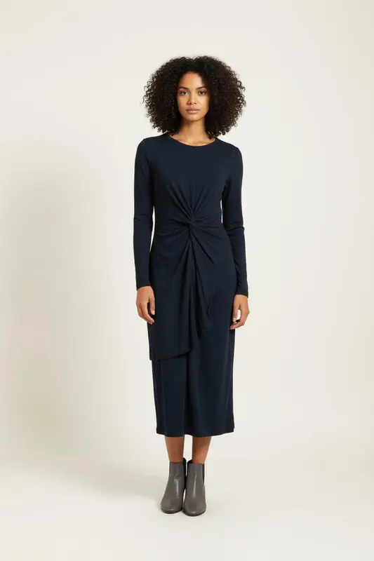 Robe Midi Bleue - Taille XS/34