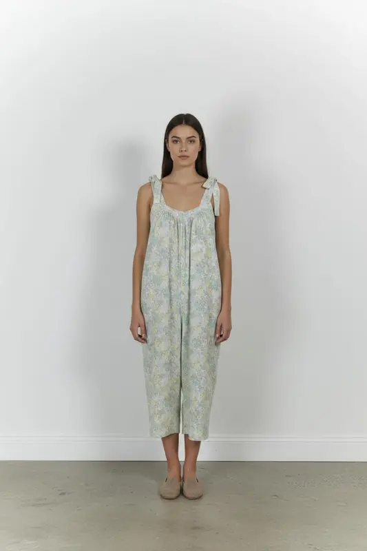 Robe Midi Verte et Jaune - Taille S/36