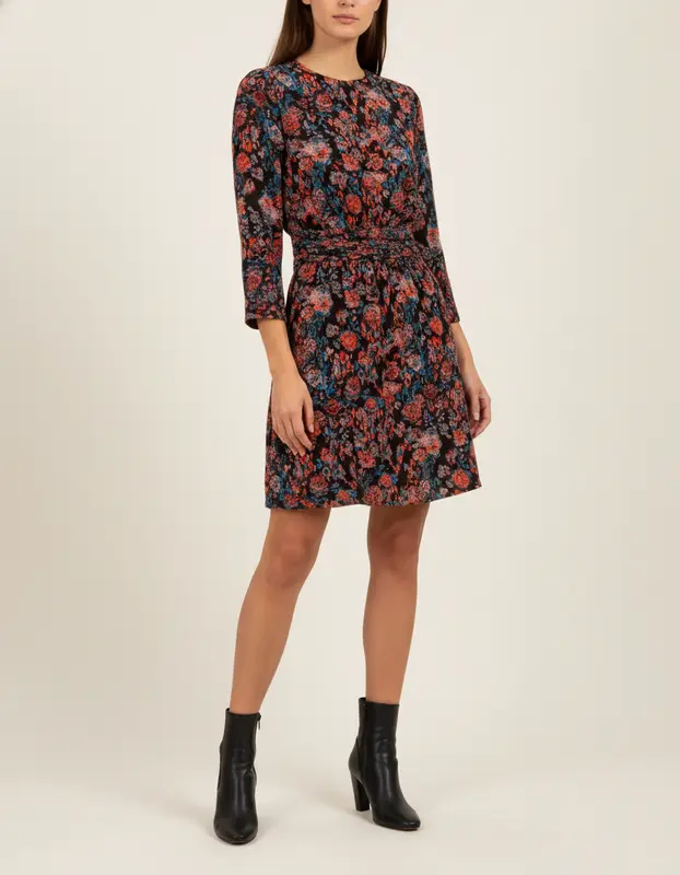 Robe multicolore à motifs - Taille S/36