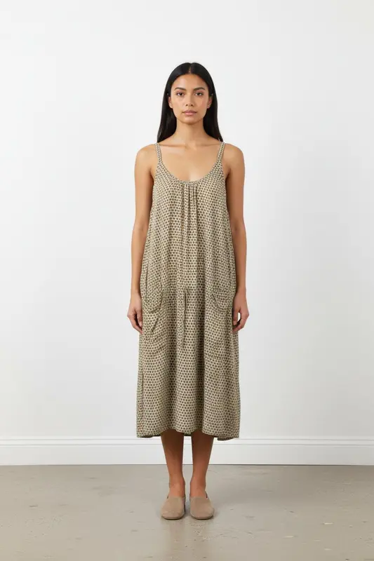 Robe multicolore à pois - Taille L/40