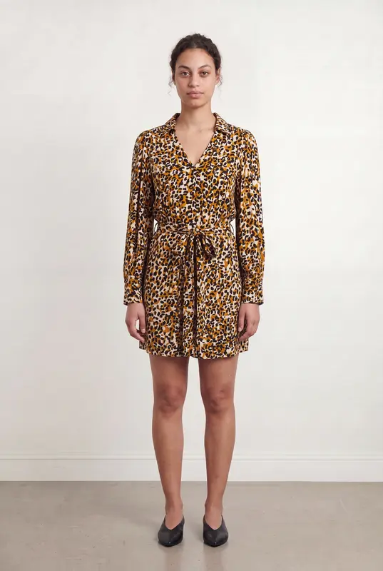 Robe multicolore léopard - Taille XL/42
