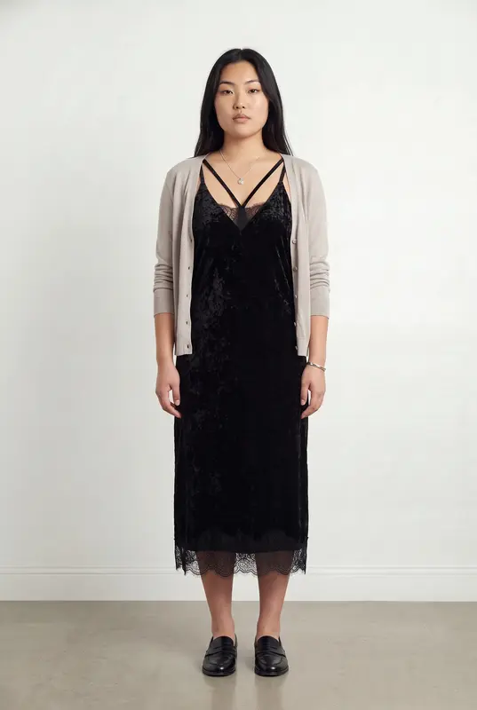 Robe Nuisette Noire - Taille L/40