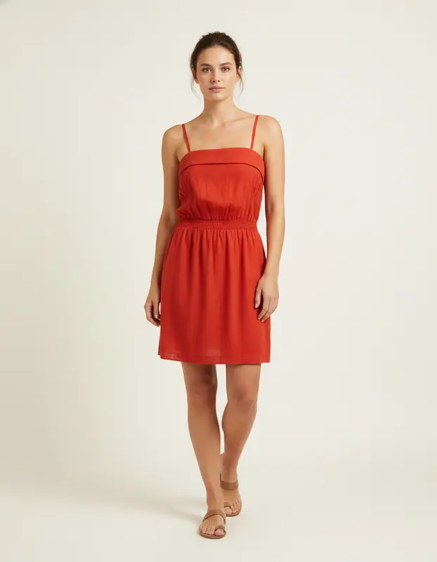 Robe orange foncée - Taille L/40