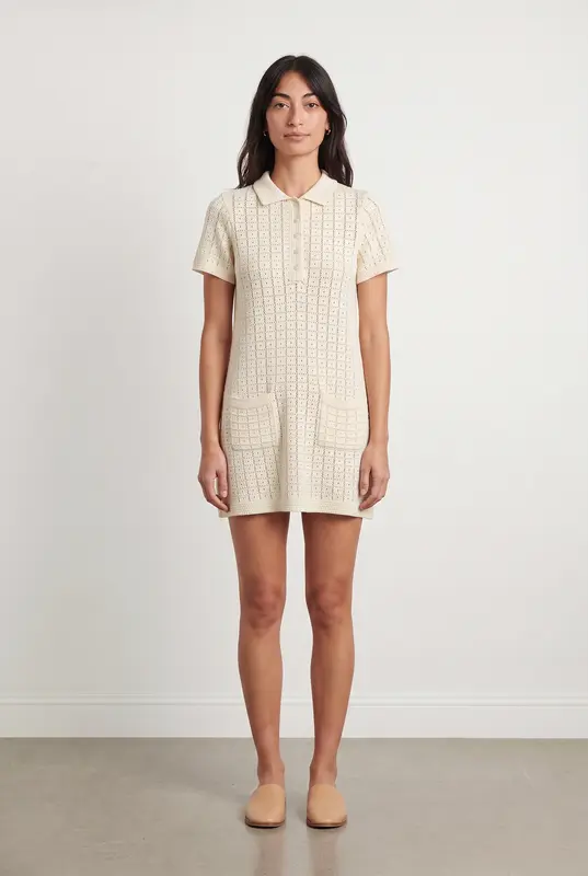 Robe Polo Beige - Taille S/36