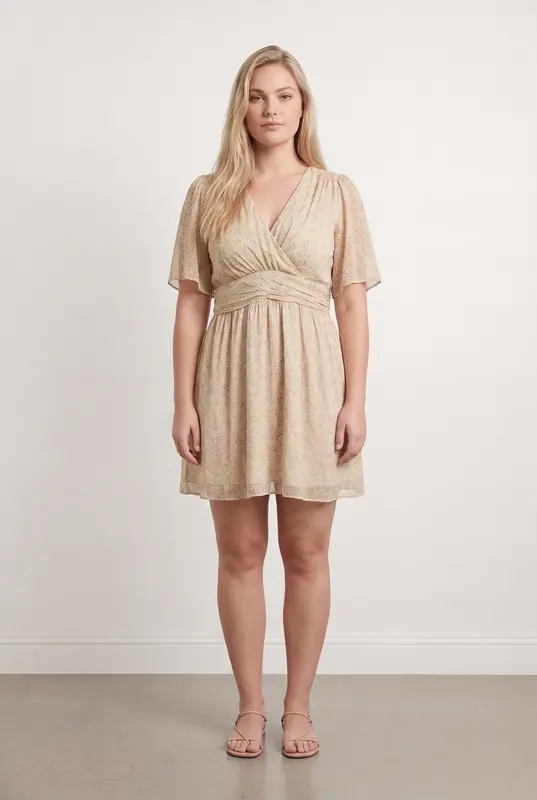 Robe Portefeuille Multicolore - Taille XXL/44