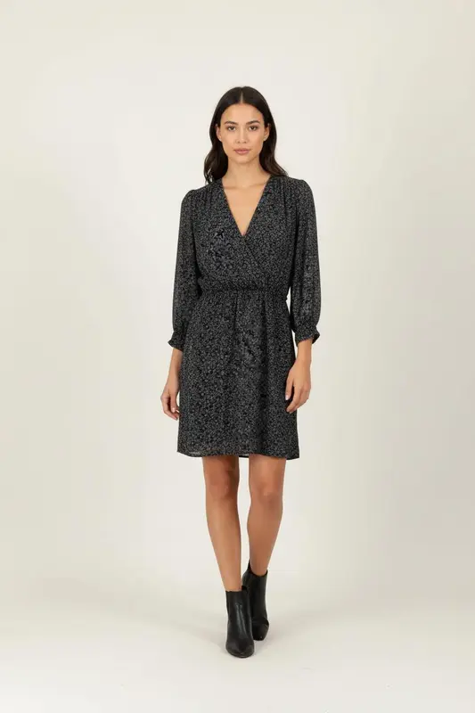 Robe Portefeuille Noire - Taille S/36