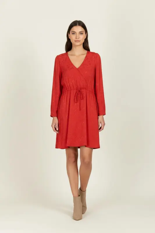 Robe Portefeuille Rouge - Taille L/40