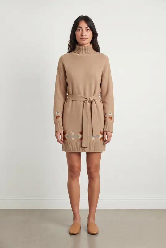 Robe Pull Beige - Taille S/36