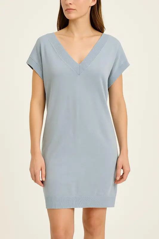 Robe Pull Bleue - Taille S/36
