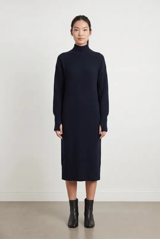 Robe Pull Bleue - Taille XS/34