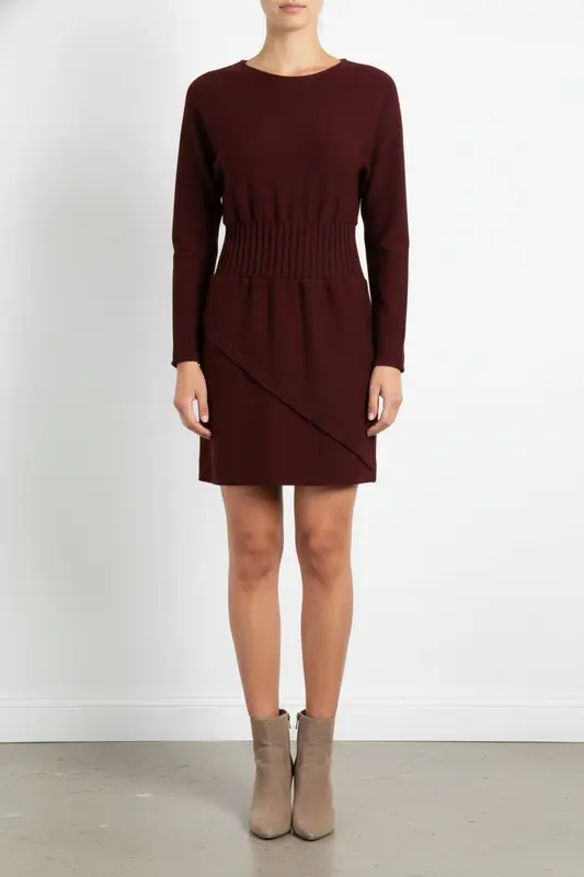 Robe Pull Bordeaux - Taille S/36