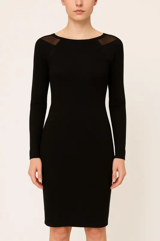 Robe Pull Noire - Taille M/38