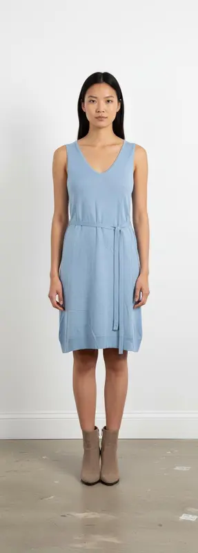Robe Sans Manches Bleue - Taille XS/34