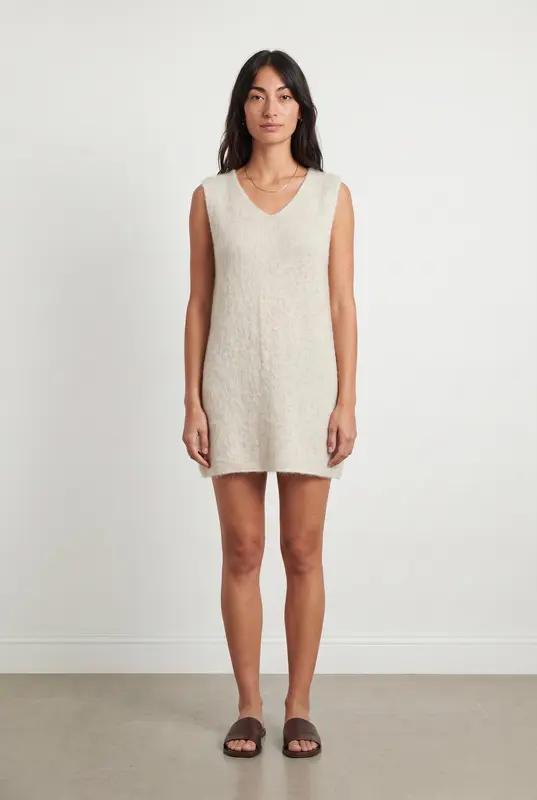 Robe Sans Manches Grise - Taille S/36