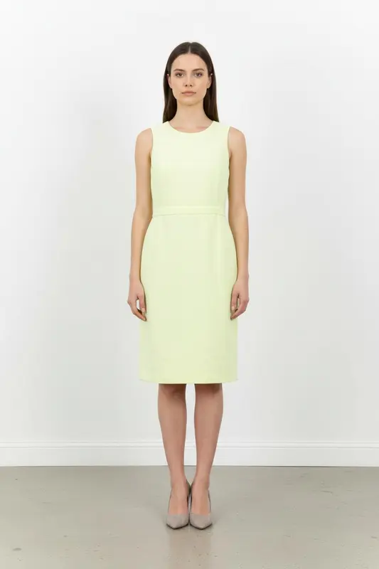 Robe Sans Manches Jaune - Taille S/36