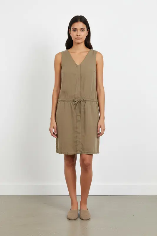 Robe Sans Manches Kaki - Taille M/38