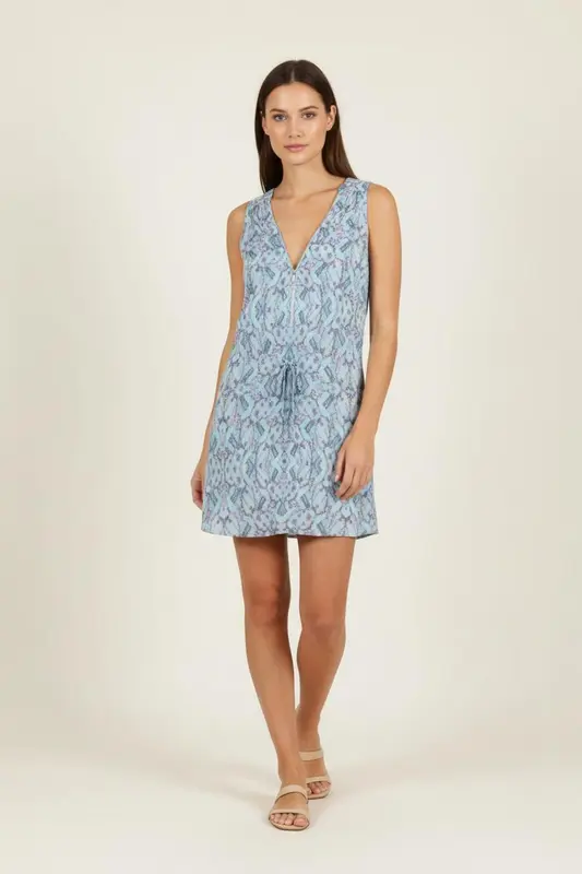 Robe Sans Manches Multicolore - Taille XS/34
