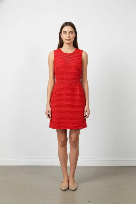 Robe Sans Manches Rouge - Taille S/36