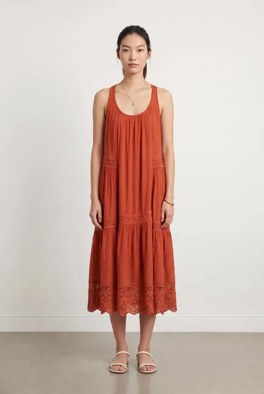 Robe Sans Manches Rouge - Taille XS/34