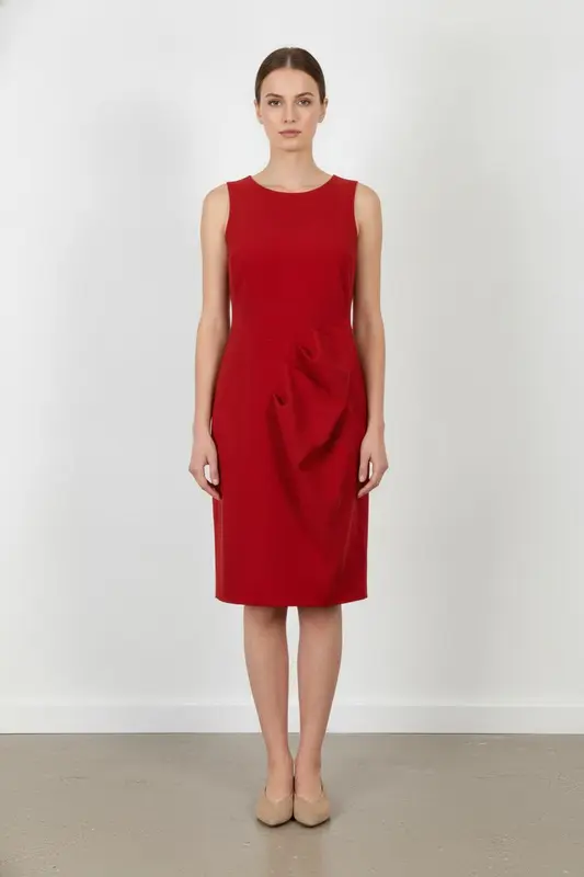 Robe Sans Manches Rouge - Taille XXL/44