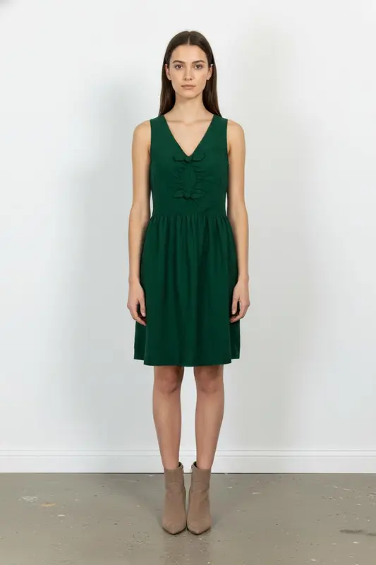Robe Sans Manches Verte - Taille S/36