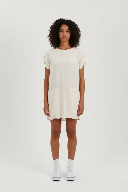 Robe T-shirt Beige - Taille S/36