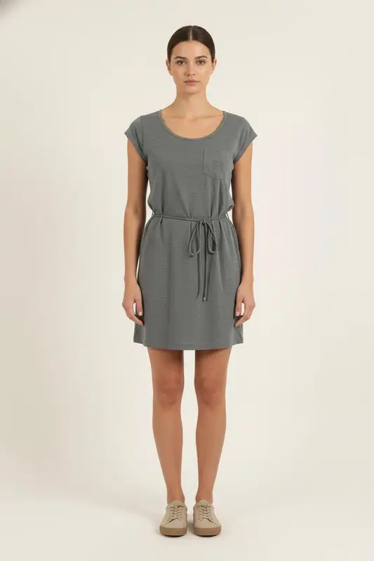 Robe T-shirt Grise - Taille XS/34
