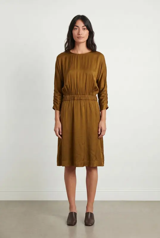 Robe verte/dorée - Taille S/36