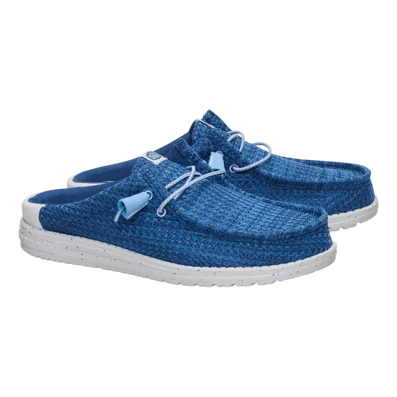 Sabot HEY DUDE Homme WALLY SLIP MULTI MESH bleu