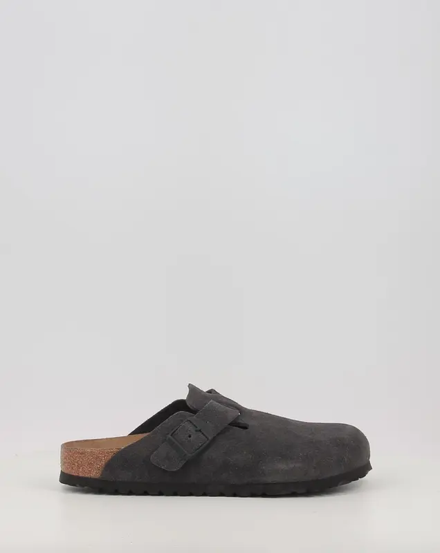 Sabots BIRKENSTOCK BOSTON LEVE Velvet Grey gris