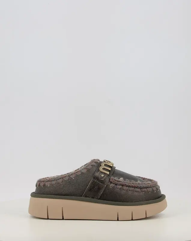 Sabots MOU BOUNCE CLOG SPECIAL LEATHER bronze